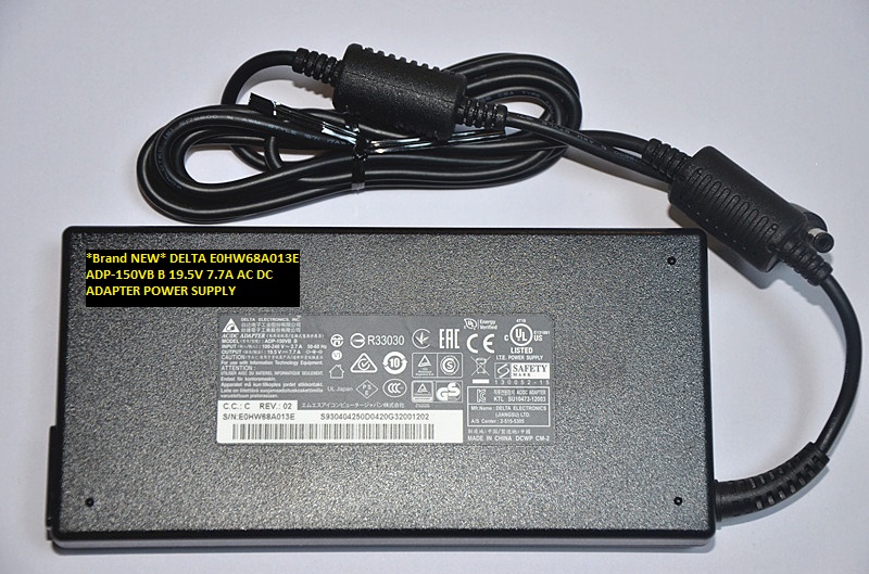 *Brand NEW* DELTA E0HW68A013E ADP-150VB B 19.5V 7.7A AC DC ADAPTER POWER SUPPLY - Click Image to Close